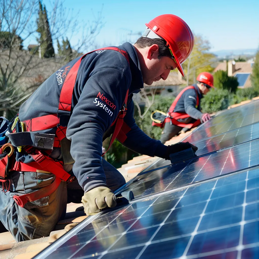 Instalación de placas solares para viviendas con Nexcon System en Útrera